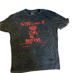 Women’s XL Wisconsin badger shirt- distressed look